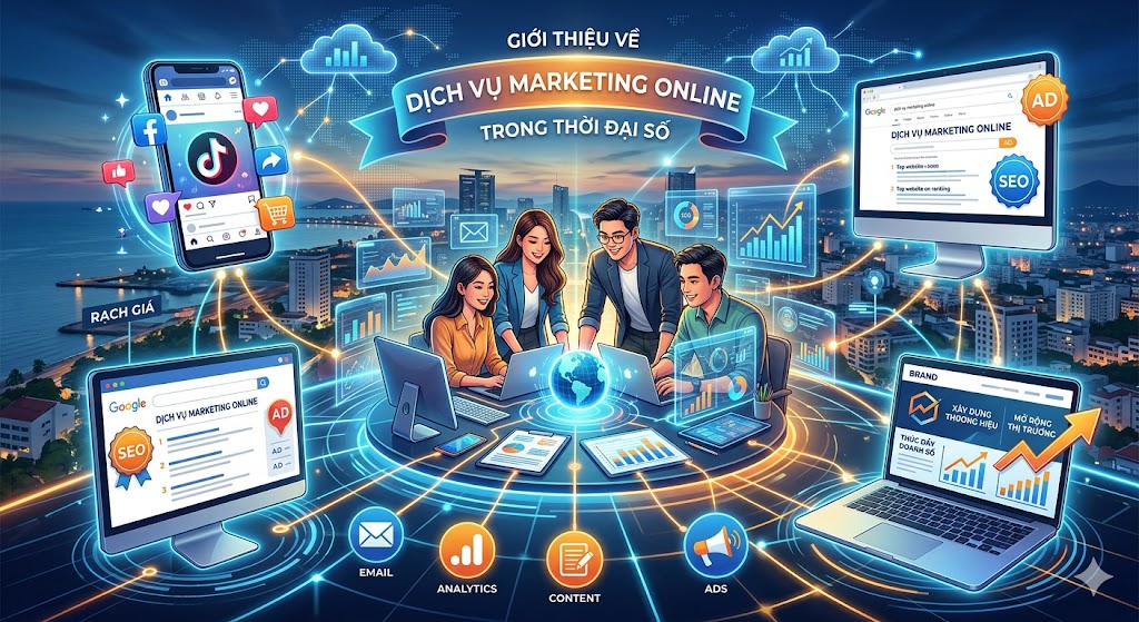 Giới thiệu về dịch vụ Marketing Online trong thời đại số
